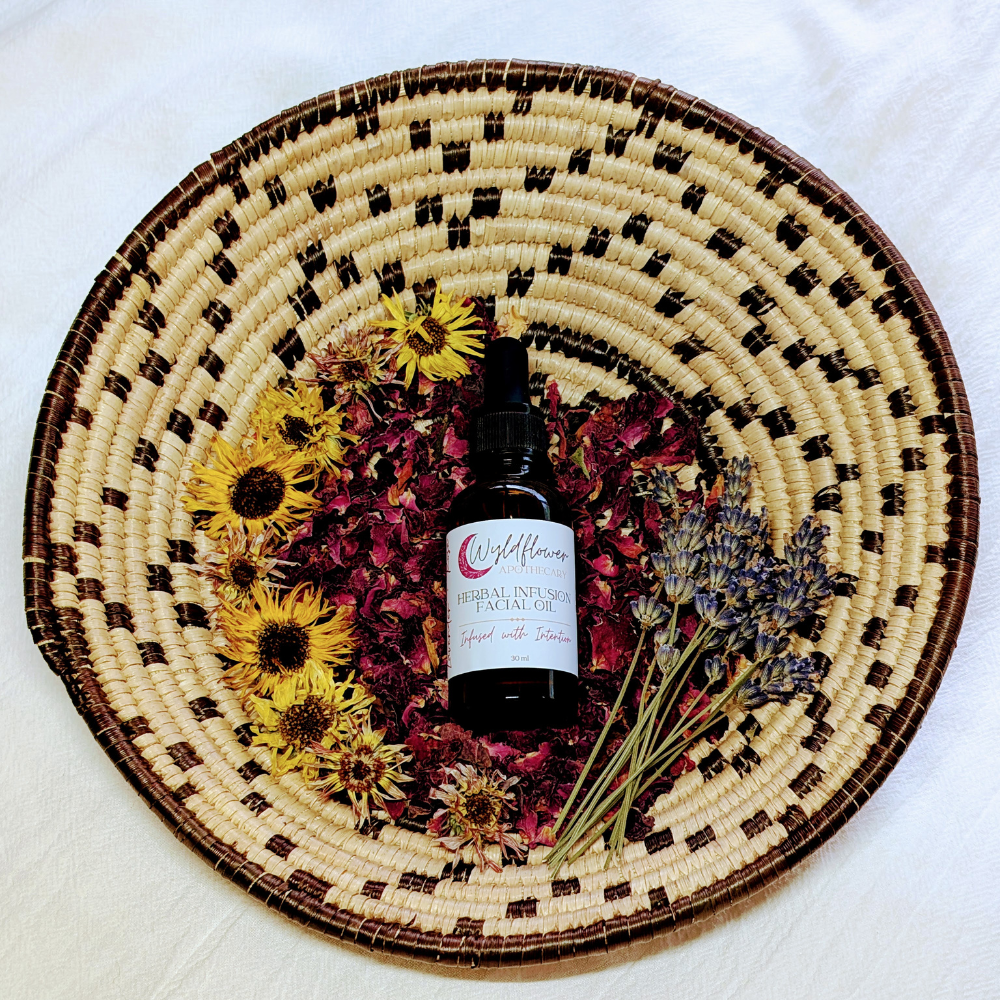 Lavender + Rose + Calendula Herbal Infusion Facial Oil