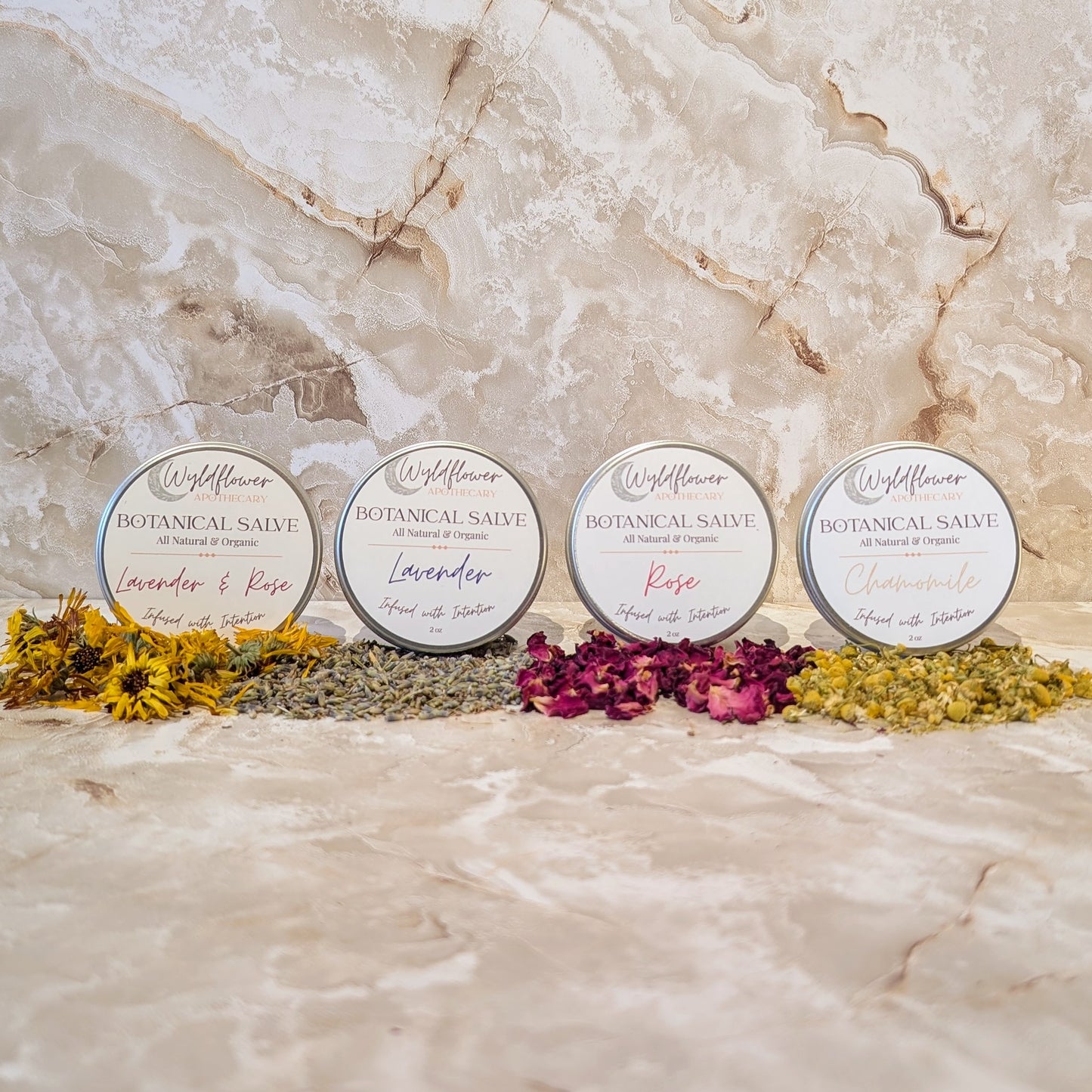 Lavender, Rose & Calendula Salve
