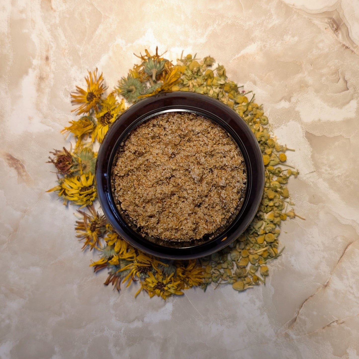 Chamomile & Calendula Salt Scrub