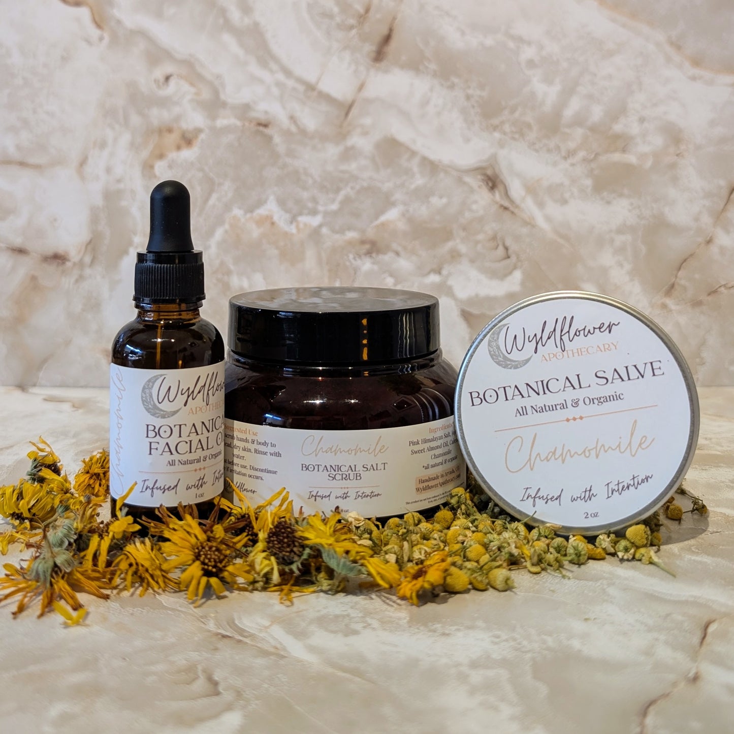 Chamomile & Calendula Salt Scrub