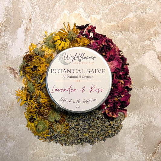 Lavender, Rose & Calendula Salve