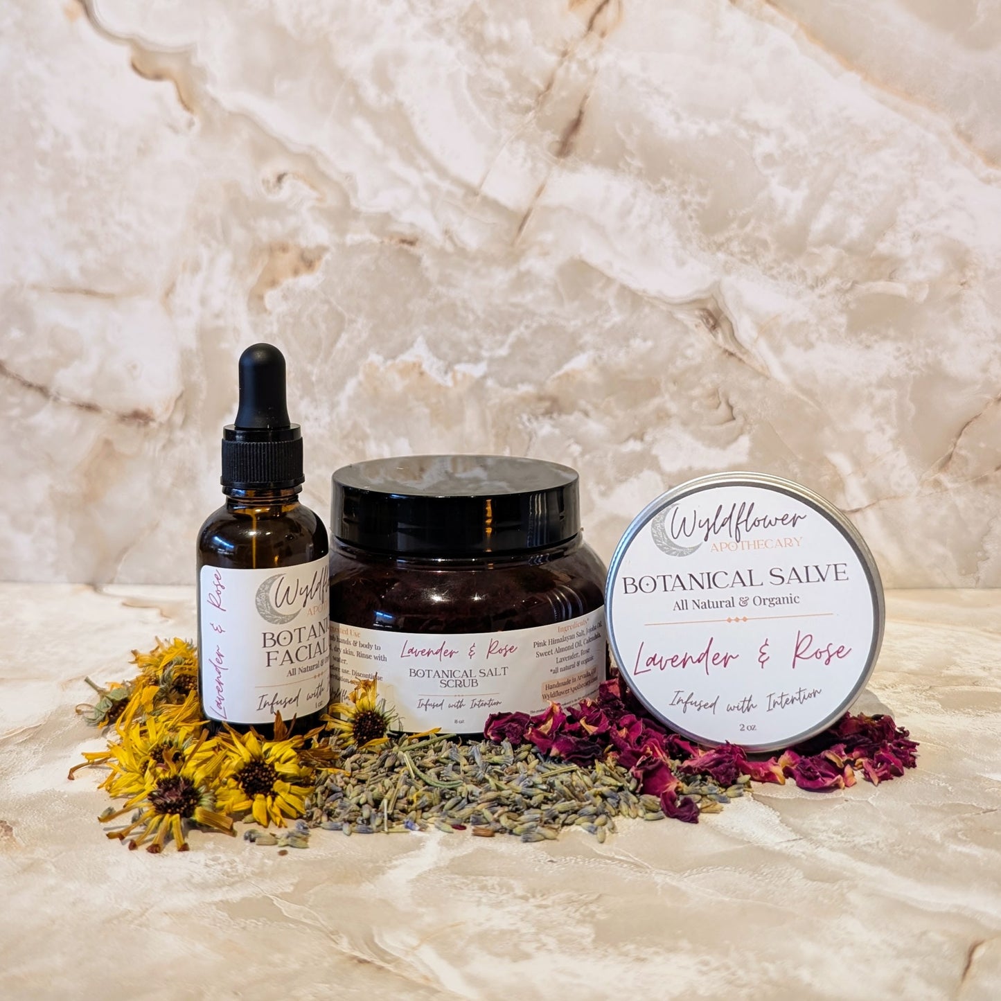 Lavender, Rose & Calendula Facial Oil