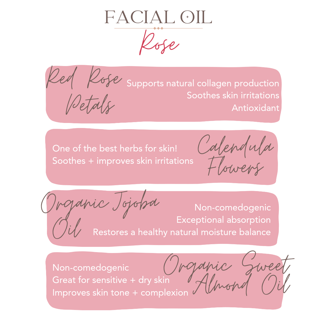 Rose + Calendula Herbal Infusion Facial Oil